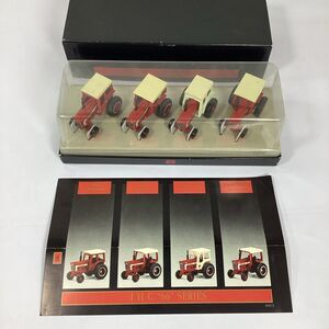 Ertl Tractor Set IHC 66 Series 1991 1/64 Scale In Original Box
